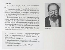 Jon Kahn. Ledamot av kommunfullmäktige 1970-1985 och 1988-1994