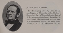 Per Johan Ekman. Ledamot av stadsfullmäktige 1863-1867