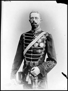 Porträtt av kung Gustav V