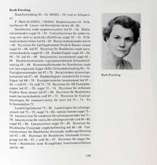 Ruth Forsling. Ledamot av stadsfullmäktige 1950-1954 och 1960-1970