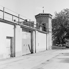 Långholmen. Vakttorn vid Långholmsmuren