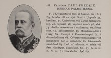 Friherre Carl-Fredrik Herman Palmstierna. Ledamot av stadsfullmäktige 1880-1893 
