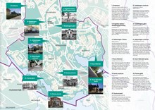 Upptäck staden: guidekarta för Farsta, Svedmyra, Sköndal, Gubbängen & Hökarängen