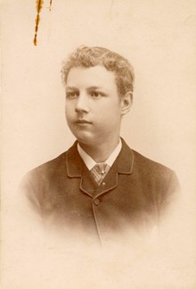 Gerhard Magnusson vid Frimurarbarnhuset, 1888.