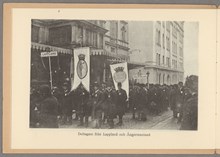 Bondetåget 1914. Deltagare från Lappland och Ångermanland.