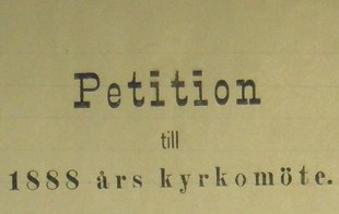 Läs petitionen till 1888 års kyrkomöte