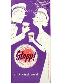 Sveriges studerande ungdoms helnykterhetsförbund - "Stopp! Drick något annat" 1954 