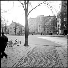 Adolf Fredriks folkskola, Sveavägen 41-43. Taget från Sveavägen 64