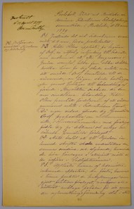 Protokoll hållit vid Brittiska och allmänna federationens filialavdelnings sammanträde i Stockholm den 28 mars 1879.