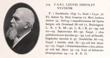 Carl Ludvig Hippolyt Nyström. Ledamot av Stadsfullmäktige 1886-1903