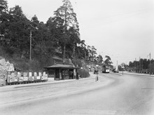 Spårvagnshållplats Tranebergssunds Västra, 1931