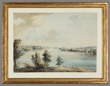 Bergshamra. Tivoli vid Bergshamra, sett från Brahelund d. 19 juni 1786