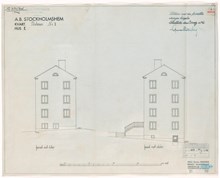 Barnrikehusen i Årsta 1942 - ritningar