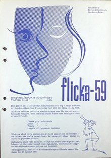 Inbjudan till fototävling för ungdomar - 1959