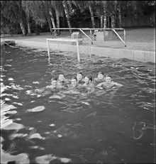 Spårvägens idrottsförenings vattenpololag i Eriksdalsbadet