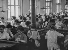 Journalfilm om Hellgrens tobaksfabrik 1913