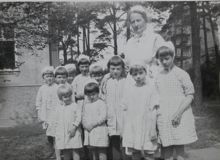 Sällskapet Soeurs de Charité - barn på sommarvistelse 1924 
