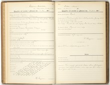 Elvira Matilda Decker på Frälsningsarméns räddningshem 1895