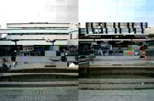 Tunnelbanestationen i Fruängens centrum