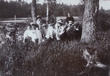 Medlemsutflykt Kulturella Ungdomsrörelsen 1908 
