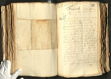 Kungen skriver till landets präster om hur de ska förhålla sig till de så kallade pietisterna 1726.
