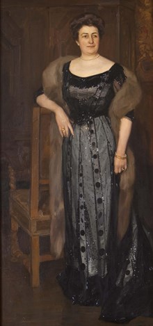 Porträtt av Alice Thiel