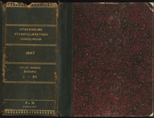Stockholms stadsfullmäktiges handlingar 1887 angående ”förslag till ändring i Kungsholms stadsplan i syfte att å Hornsbergs egor bilda ett villaområde …”