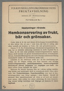 Ta vara på frukten!