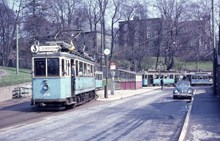 Spårvagnar vid Waldemarsudde