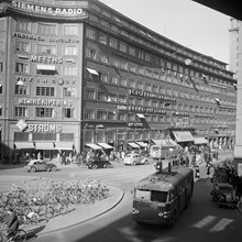 Centrumhuset. Hörnet av Sveavägen 28 och Kungsgatan 38