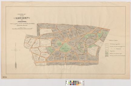 Stadsplan över Aspudden.