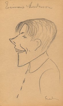 Einar Andersson vid Frimurarbarnhuset