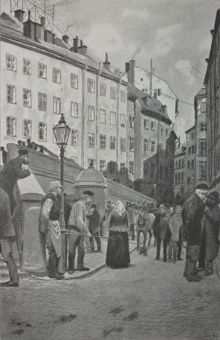 "Österlånggatan mot norr"