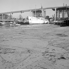 Skanstullsbron under byggnad