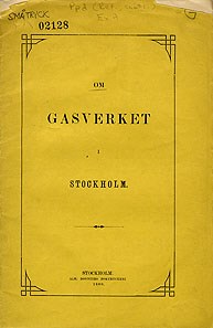 Om gasverket i Stockholm