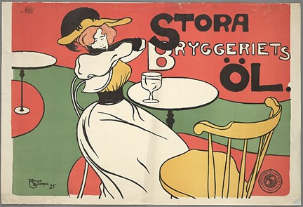 Reklam för öl. 
