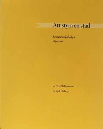 Titelblad till Att styra en stad. Utdrag ur Staden på vattnet II