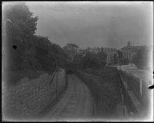 Sammanbindningsbanan vid Södra station, södra mynningen