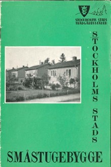 Stockholms stads småstugebygge 1936