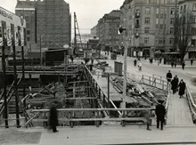 Katarinatunneln, Bro över tunnelbygget