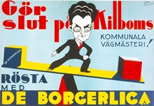 Valaffisch från högern valet 1931