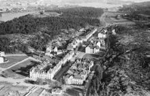 Flygbild över Aspudden österut