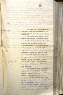 Elis August Flodin blir gripen för inbrottsstöld,  Polisrapport 1911