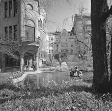 Drottninggatan 88. Centralbadets gårdsfasader