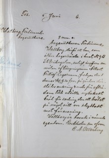 Hälsopolisen - anmärkning för dålig hantering av bröd 1906