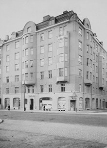 Hörnet av Fleminggatan och Agnegatan