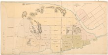 1847 års karta över Kungsholmen
