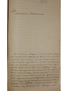 Hinke Bergegren inför rätta anklagad för att ha ”sårat tukt och sedlighet” 1910   
