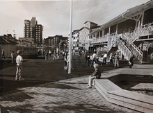 Lek på Tätorpsskolans gård, 1987-1991