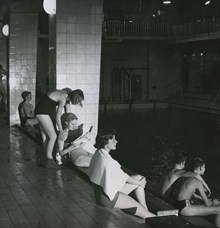 Forsgrénska badet: Utsikt över bassängen
